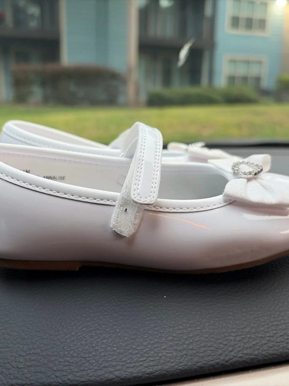 Rachel Shoes White Patent Mary Jane Kids Dress Shoes